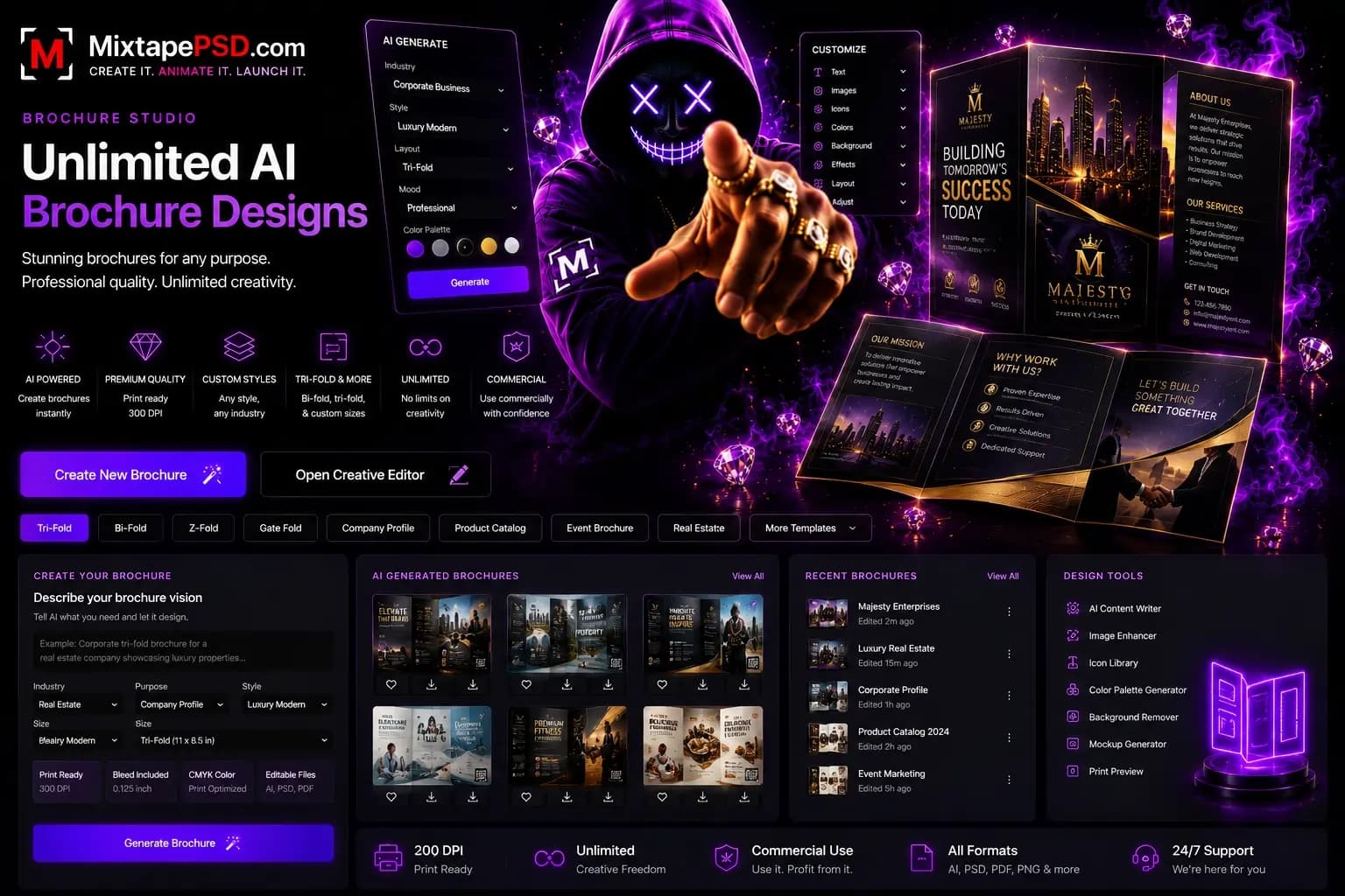 Brochure Studio hero banner