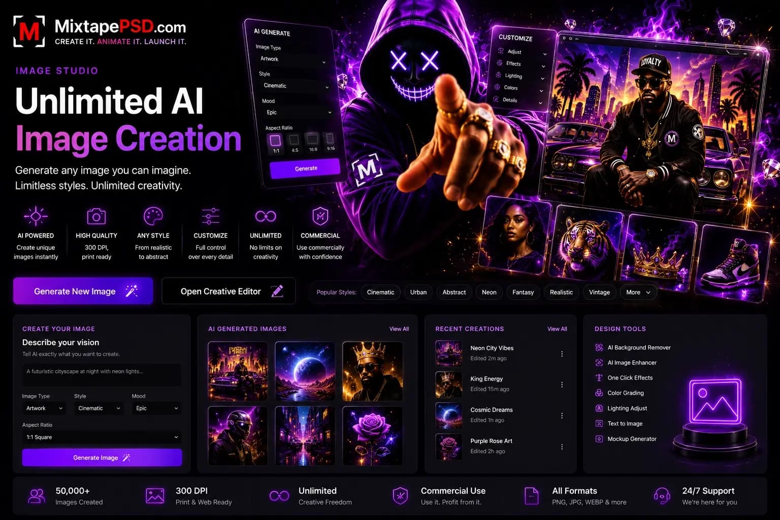 Image Studio hero banner