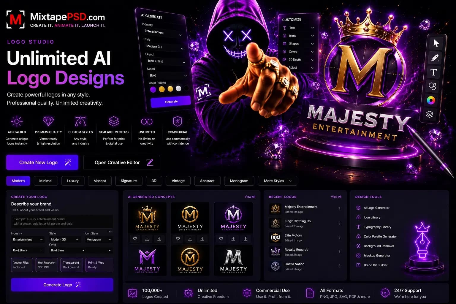 Logo Studio hero banner