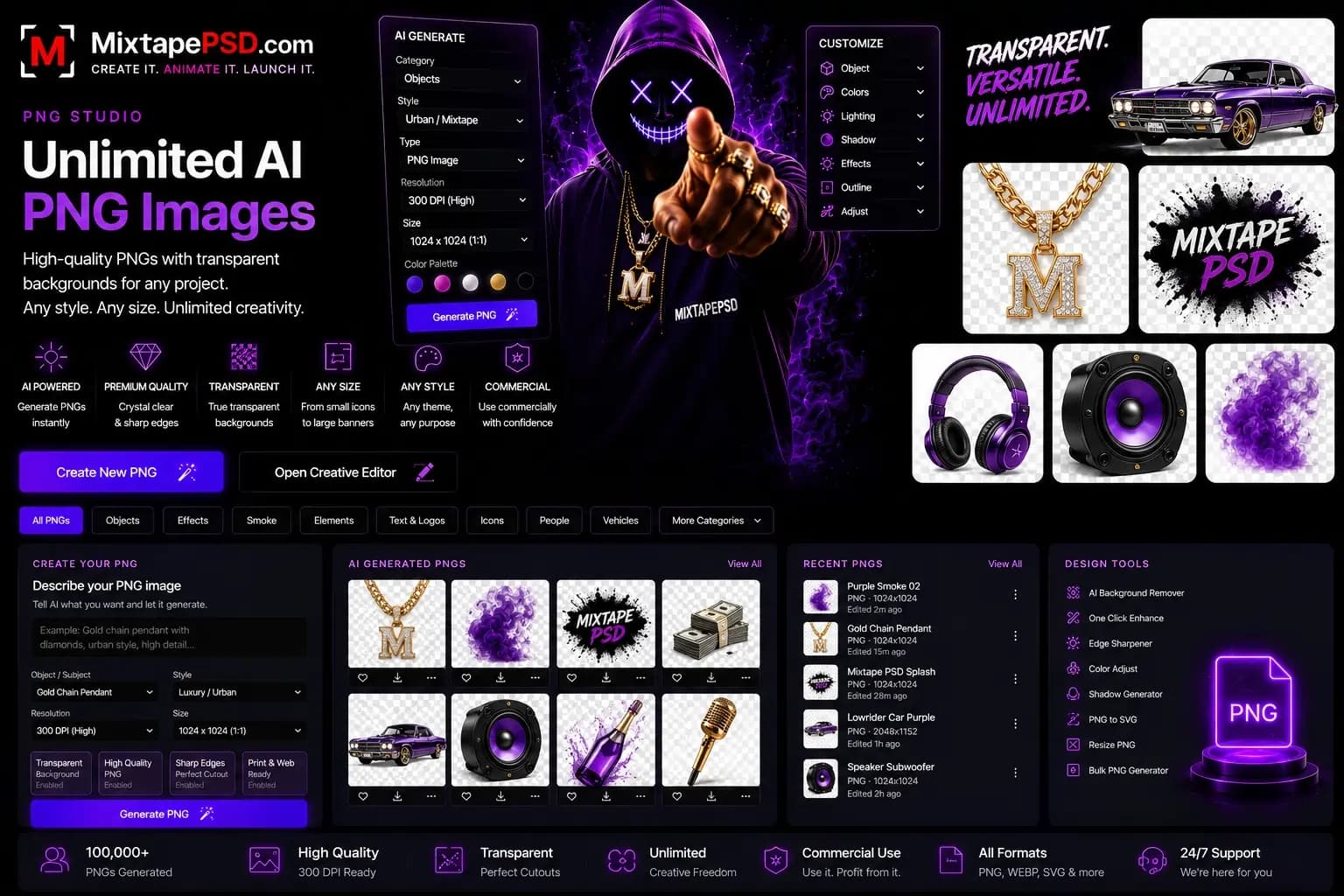 PNG Studio hero banner
