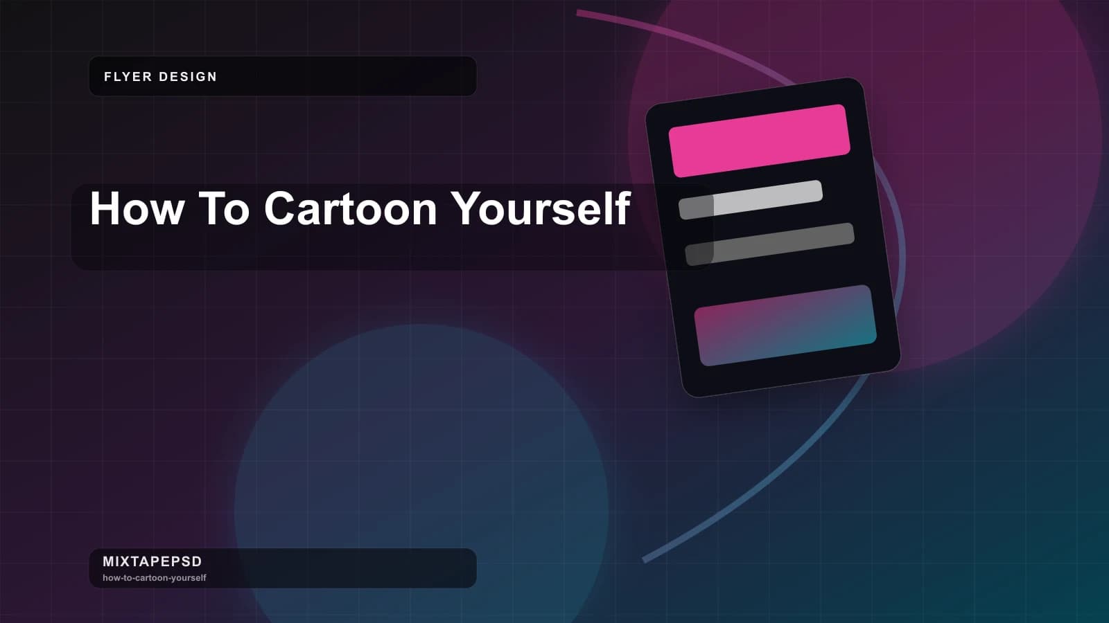 How To Cartoon Yourself updated for 2026 MixtapePSD tutorial artwork