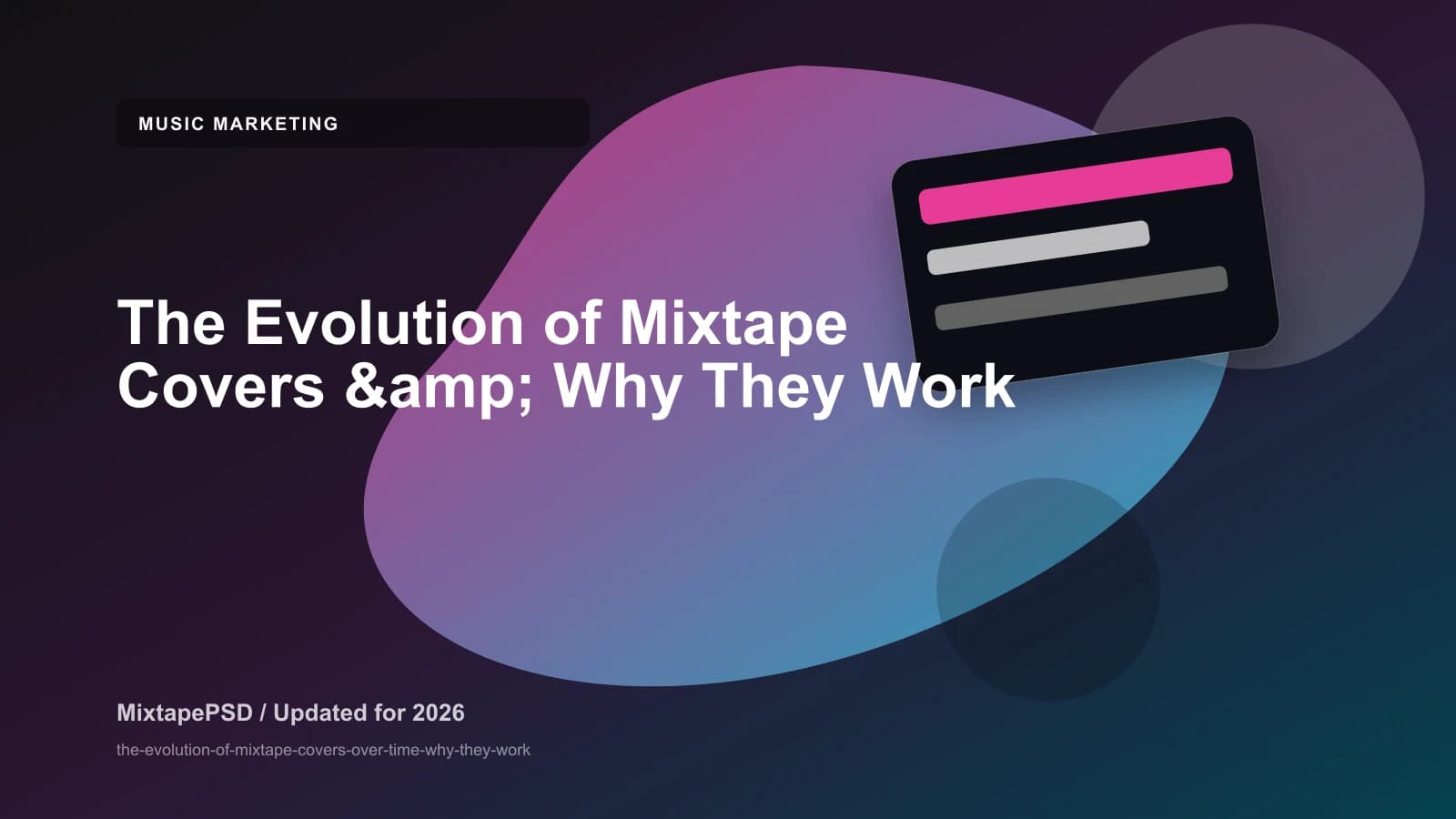 The Evolution of Mixtape Covers & Why They Work updated for 2026 MixtapePSD tutorial artwork