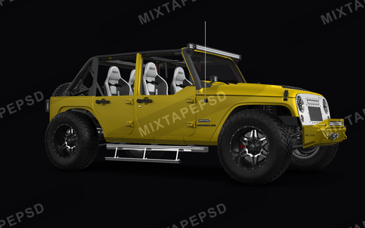 Yellow Concept Off Road Jeep 2