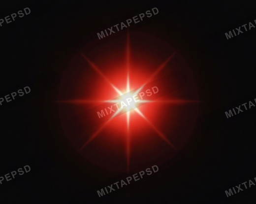 Red Star Optical Lens Flare 2