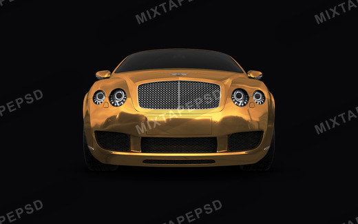 Gold Bentley Front