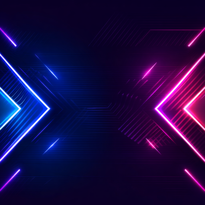 Neon-Diamond-Shapes-in-Cyberpunk-Background