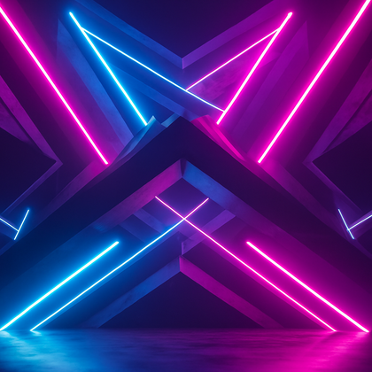 Futuristic-Neon-Geometric-Background-2