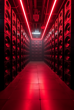 Red-Futuristic-Hallway-Sound-System-Chamber-3