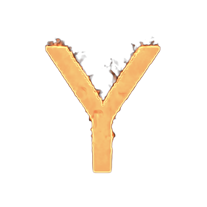 HD Fire Letter Y Transparent