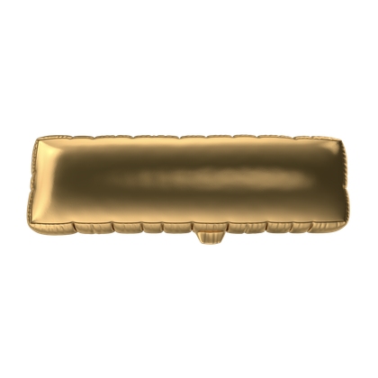 3D Foil Balloon Dash Gold