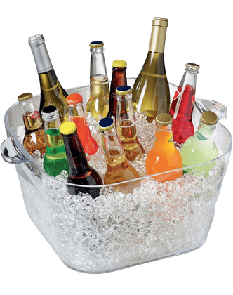 Ice Bucket Of Beer Drinks Wine
