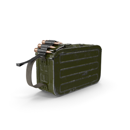 HD Machine Gun Round AmmunitionBox