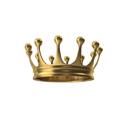 3D Gold Crown