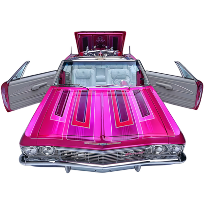 Pink Chevy Impala Lowrider