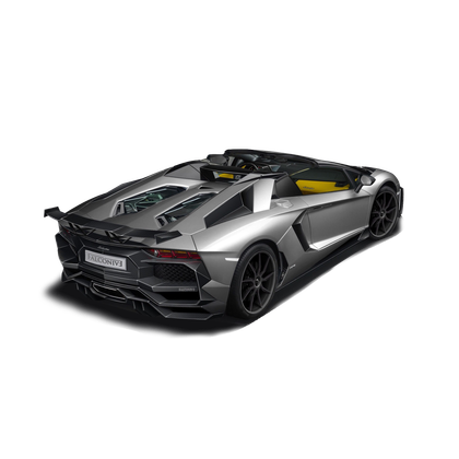 Grey Yellow Lamborghini