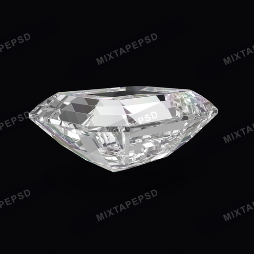 HD Emerald Cut Diamond 2