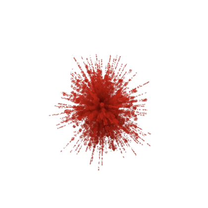 HD Red Smoke Explosion