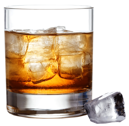 Irish Bourbon Whiskey Ice Glass Cut
