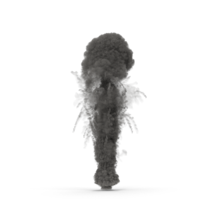 HD Thick Volcano Smoke