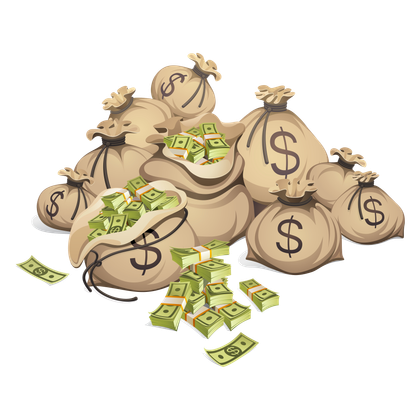 HD Cartoon Money Bags 2