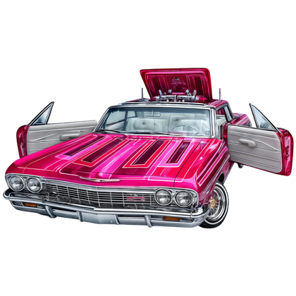 Pink Chevy Impala Lowrider 2