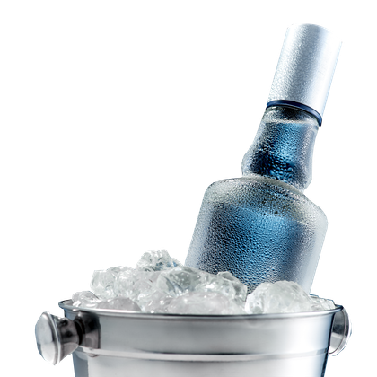 HD Chilled Liquor Bottle Ice Bucket Cut
