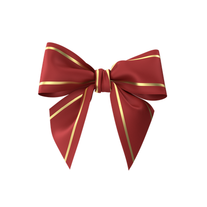 HD Red Christmas Bow