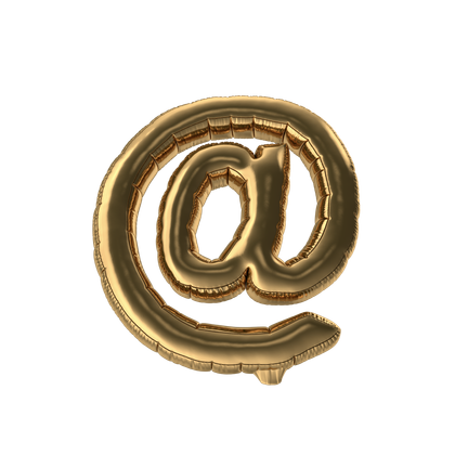 3D Foil Balloon At Sign