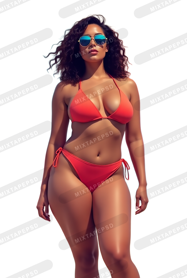 Sexy Black Bikini Model 2