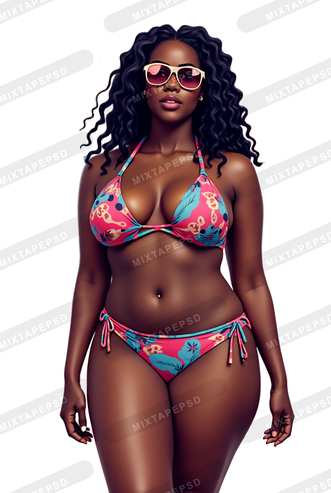 Sexy Black Bikini Model 43
