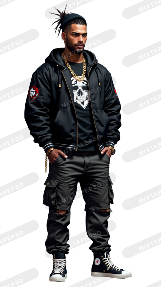 Hip Hop Male Model PNG 11