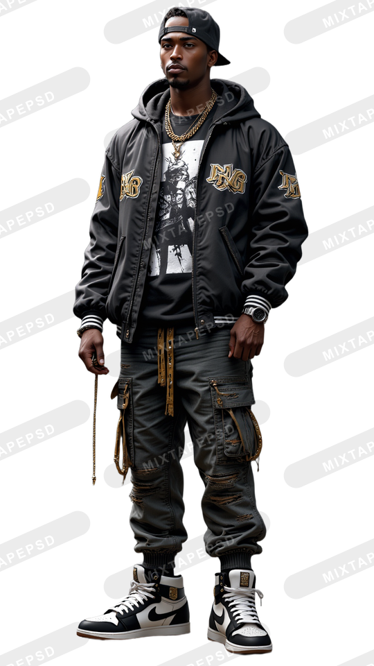 Hip Hop Male Model PNG 13