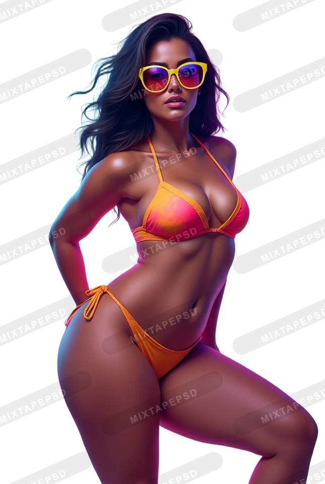 Sexy Black Bikini Model 16