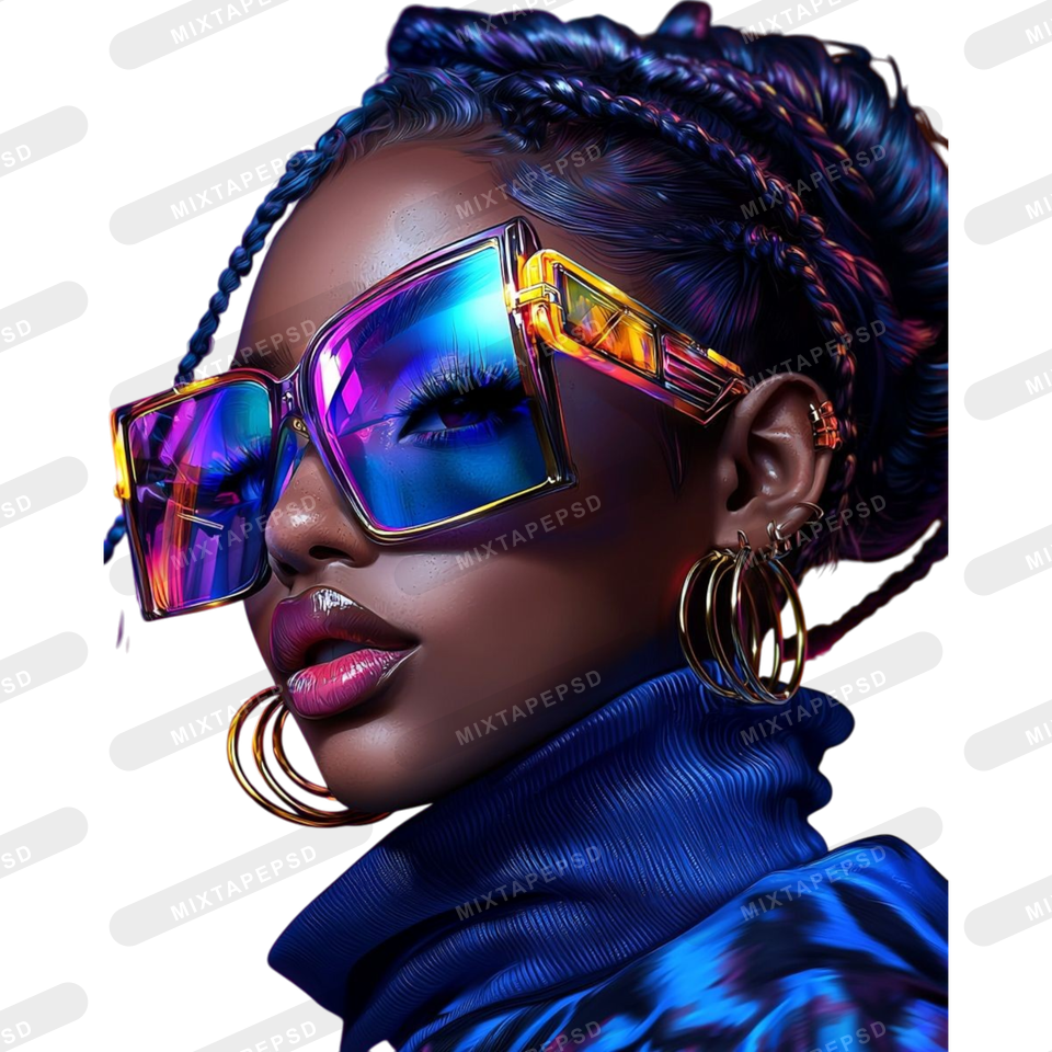 Club Flyer Model PNG 80