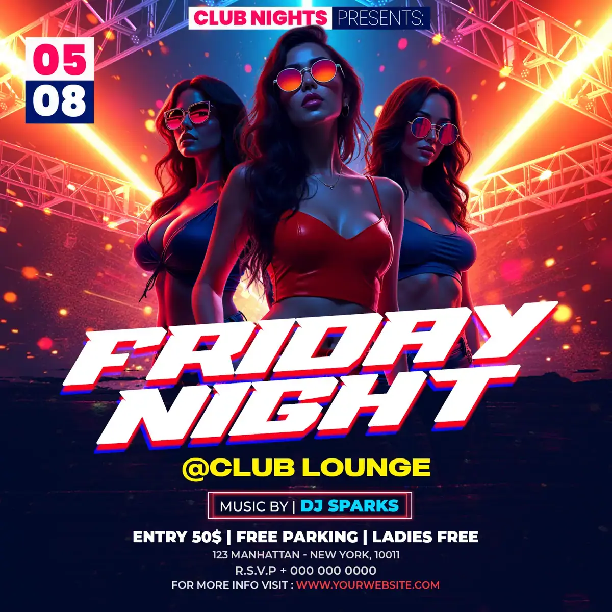 Flyer Template Friday Night
