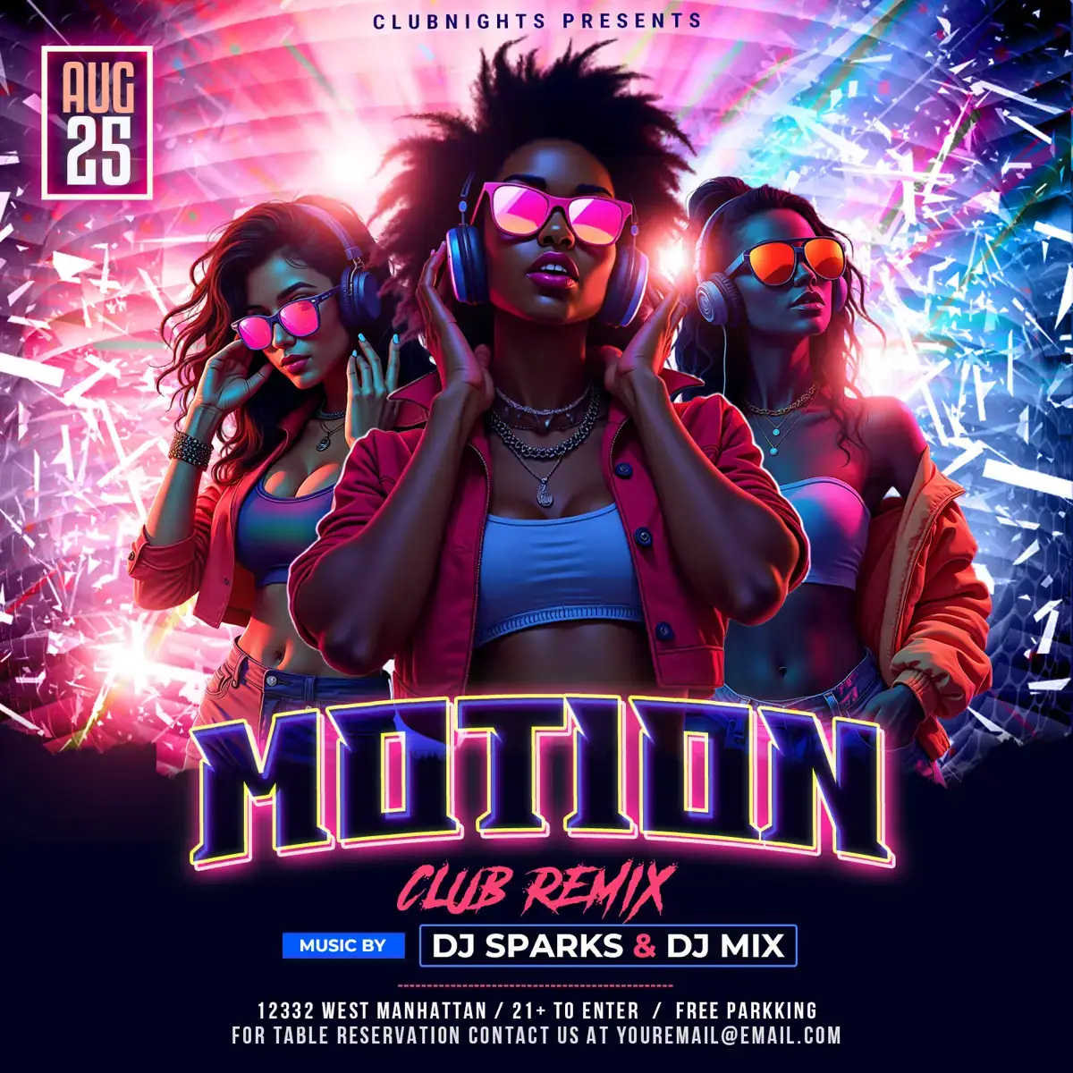 Flyer Template Motion Fridays