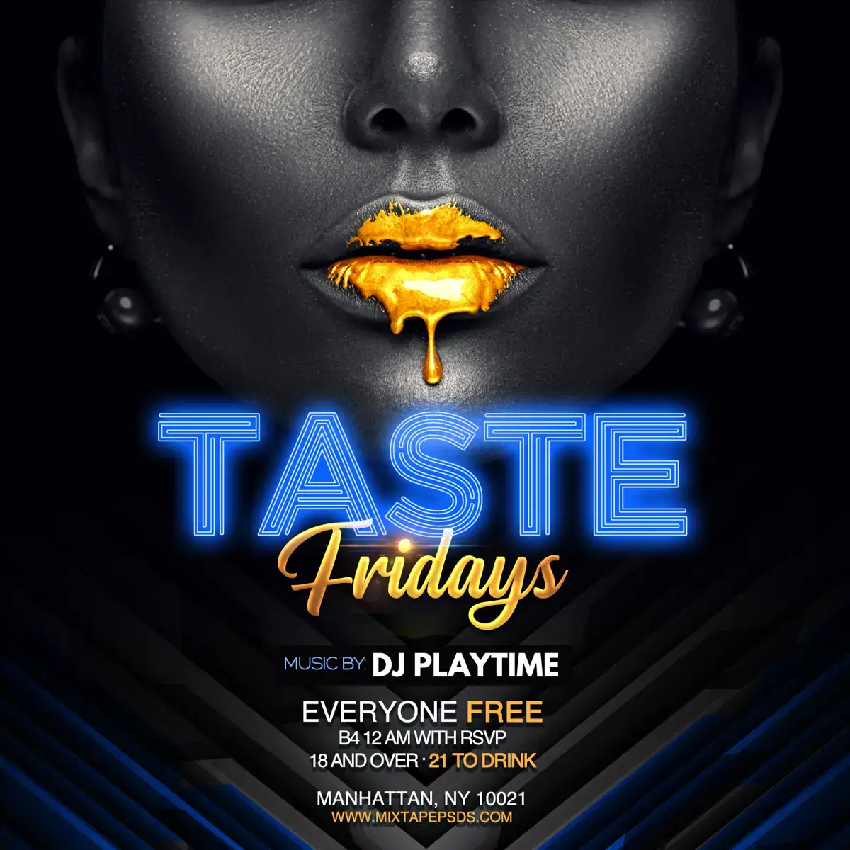 Flyer Template Taste Fridays