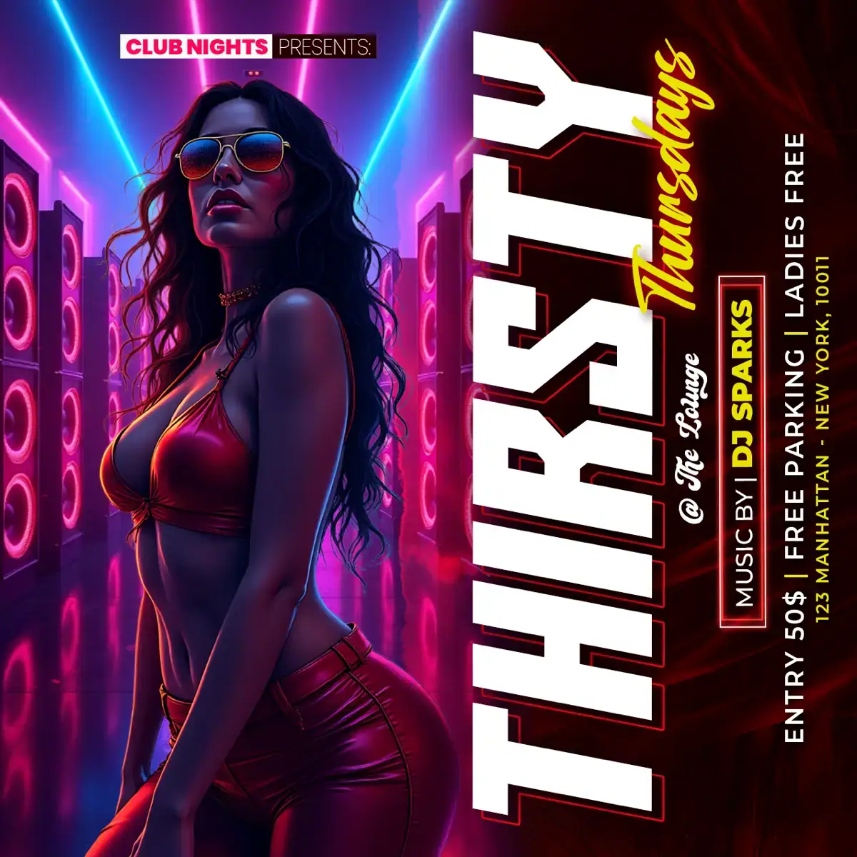 Flyer Template Thirsty Thursdays 2