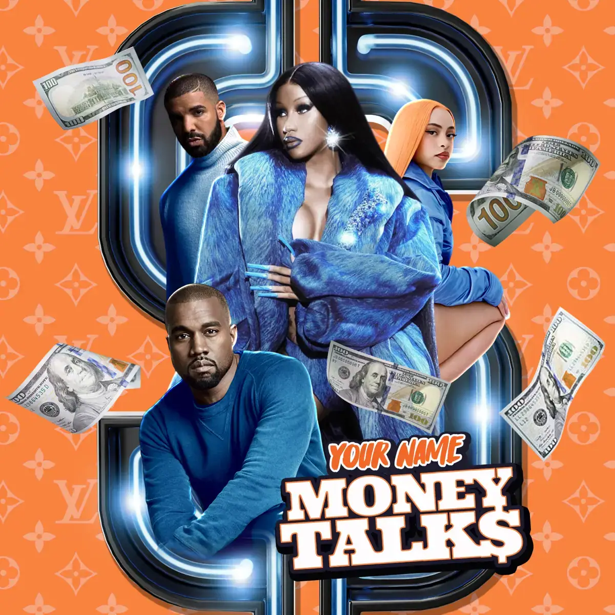 Mixtape Cover Template Money Talks