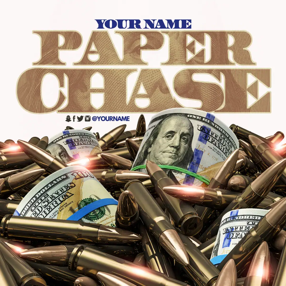 Mixtape Cover Template Paper Chase 13