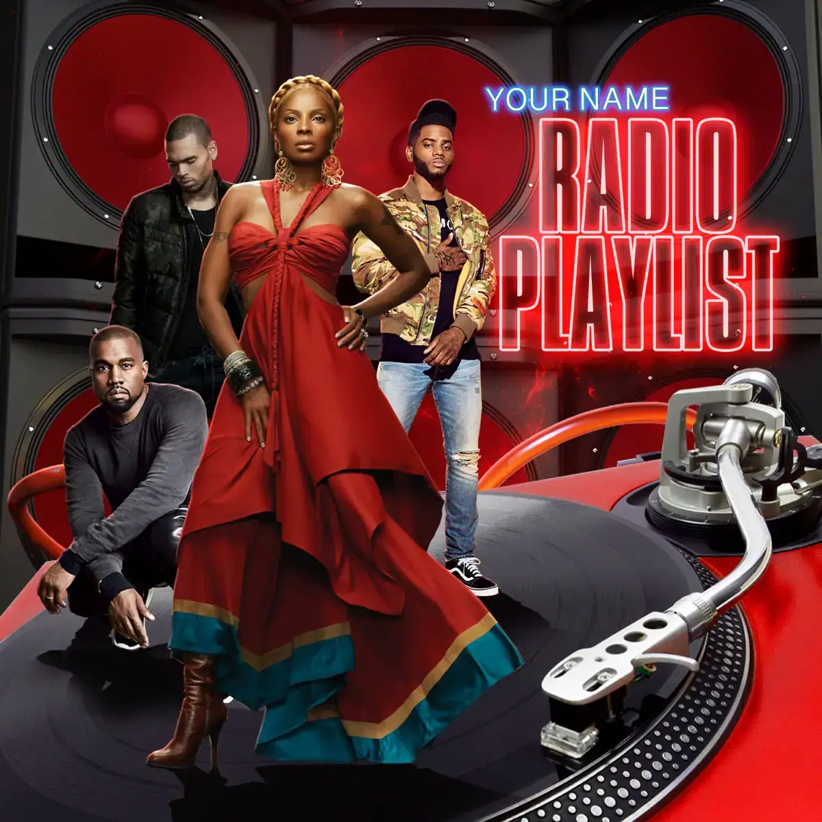 Mixtape Cover Template Radio Playlist