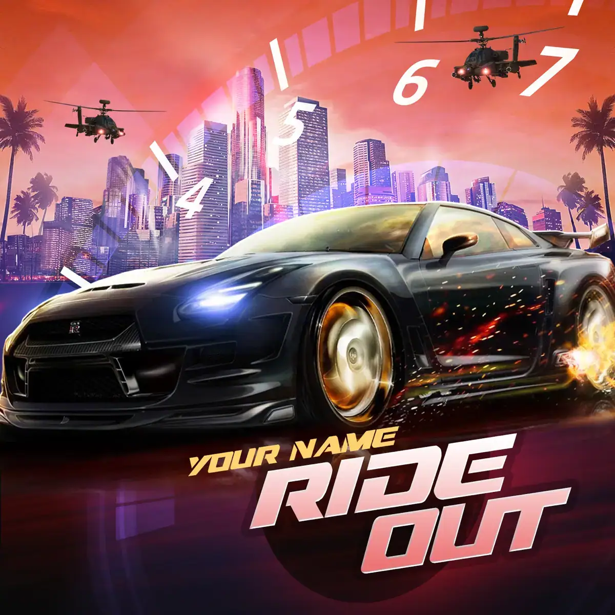 Mixtape Cover Template Ride Out