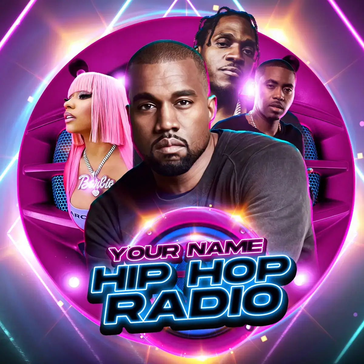Mixtape PSD Hip Hop Radio 110