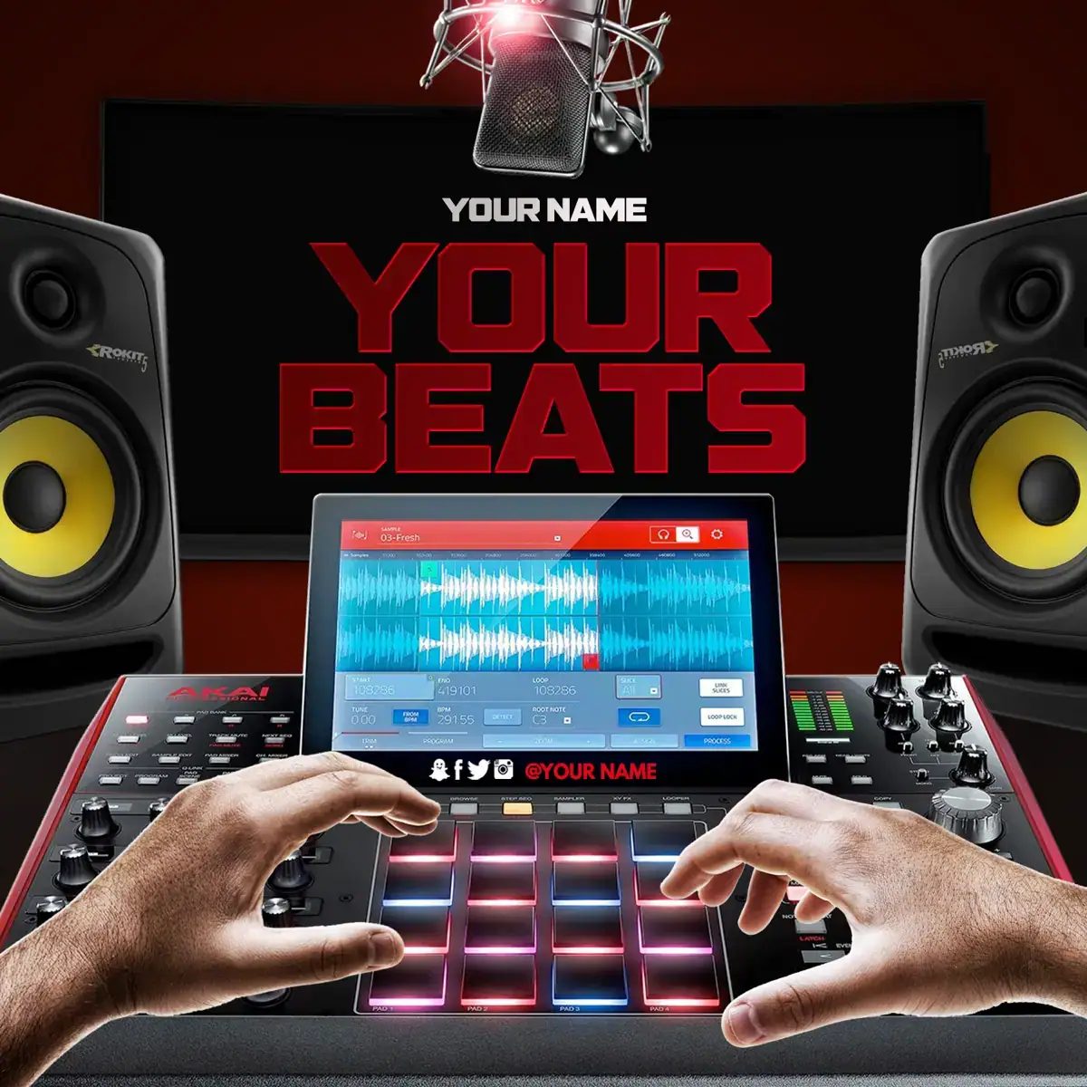 Mixtape PSD Template Your Beats 20