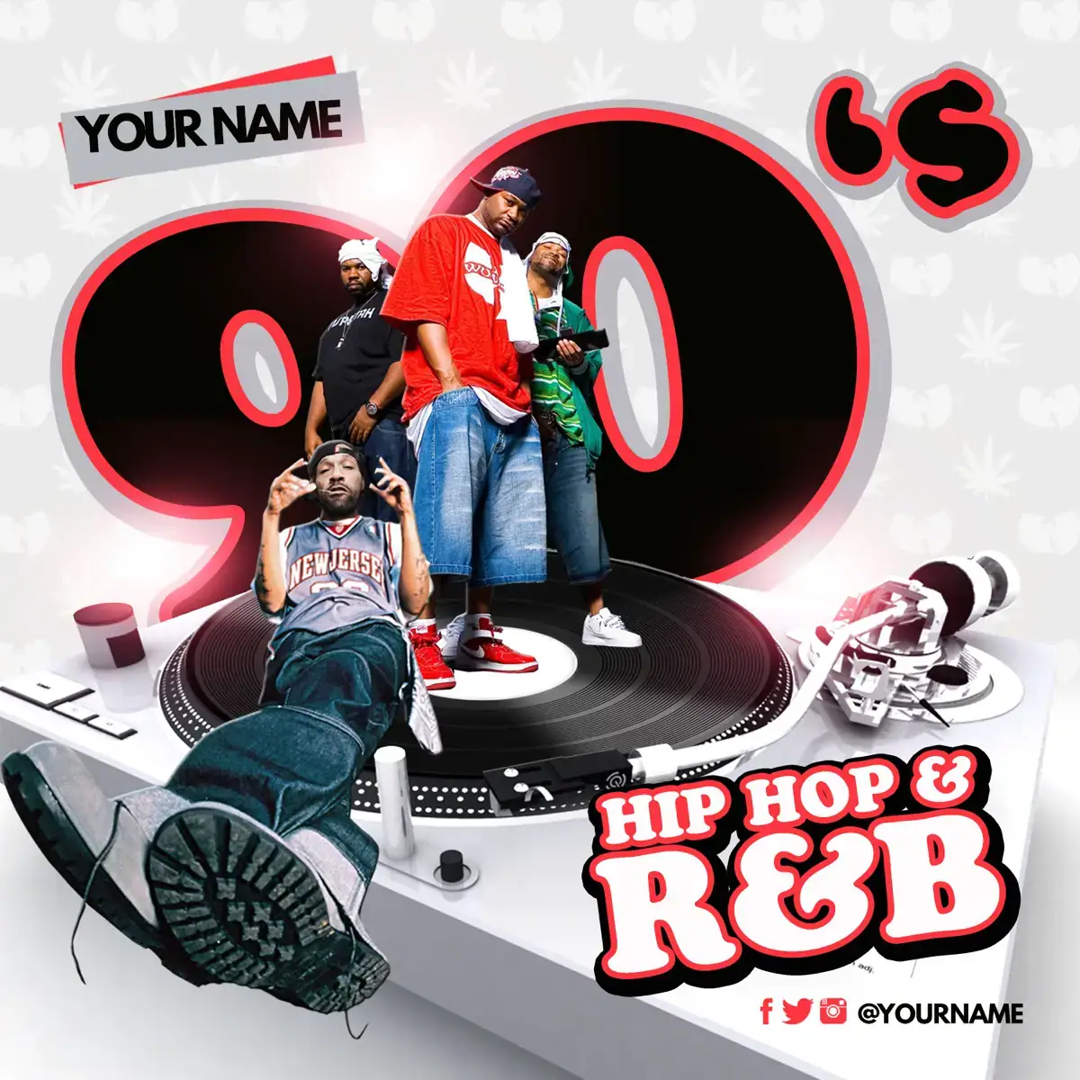 Mixtape Template 90s Hip Hop R&B 2