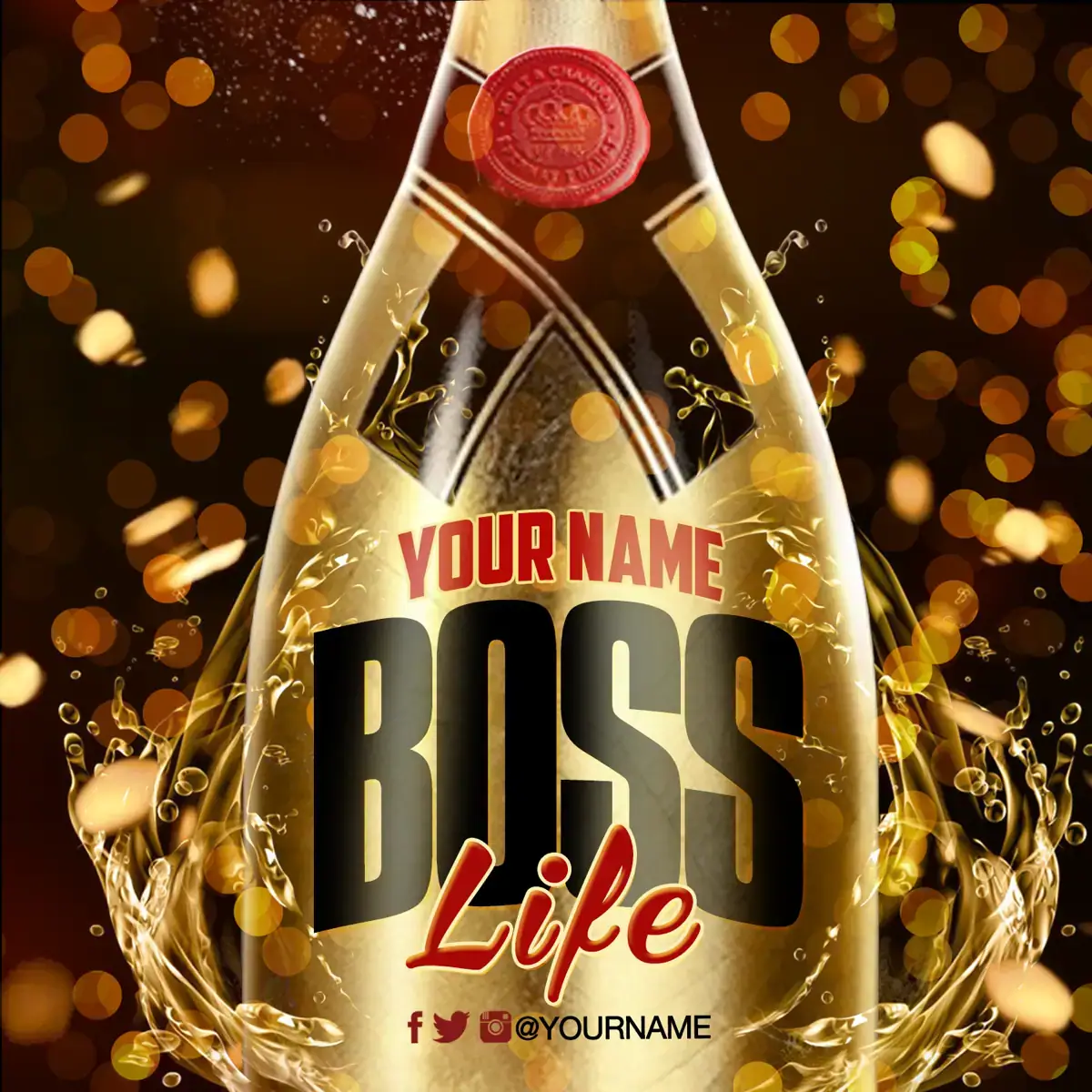 Mixtape Template Boss Life 4