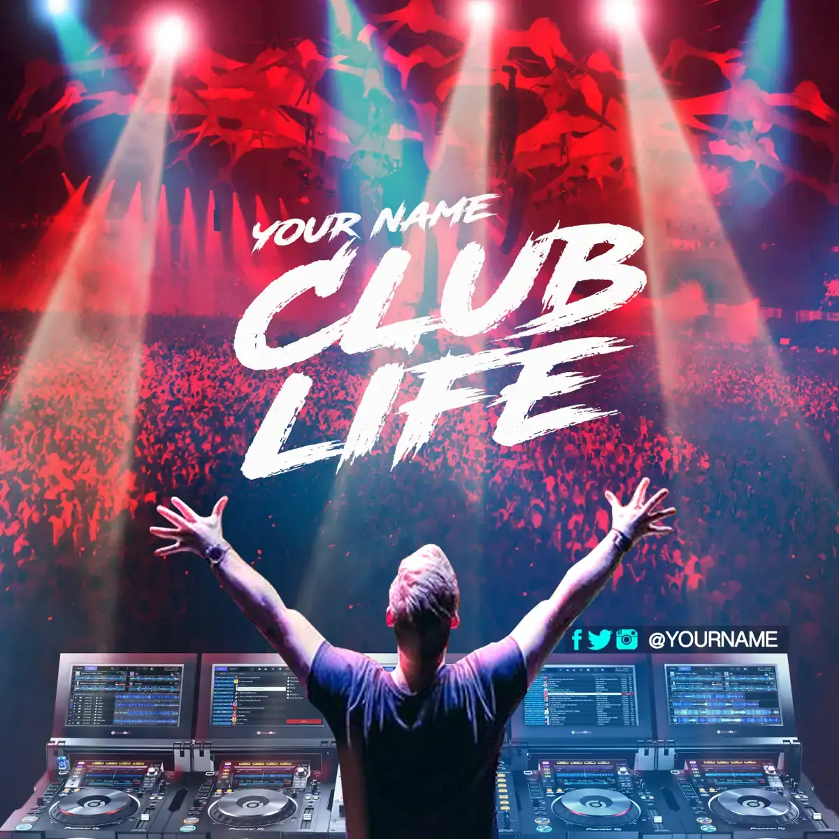 Mixtape Template Club Life 3