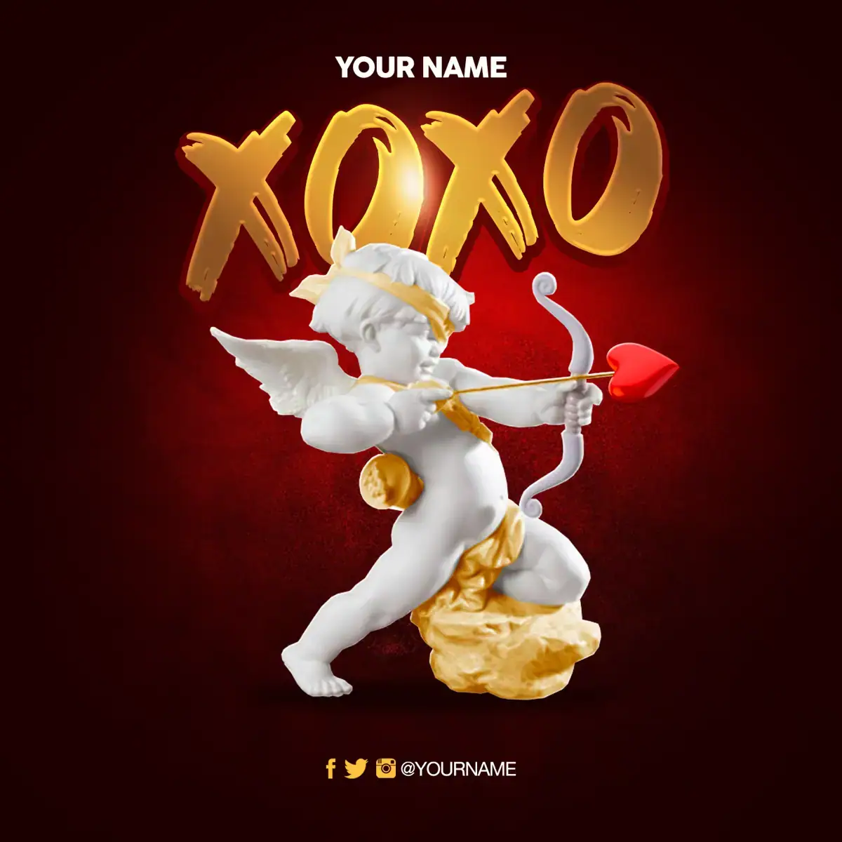 Mixtape Template Cupid XOXO