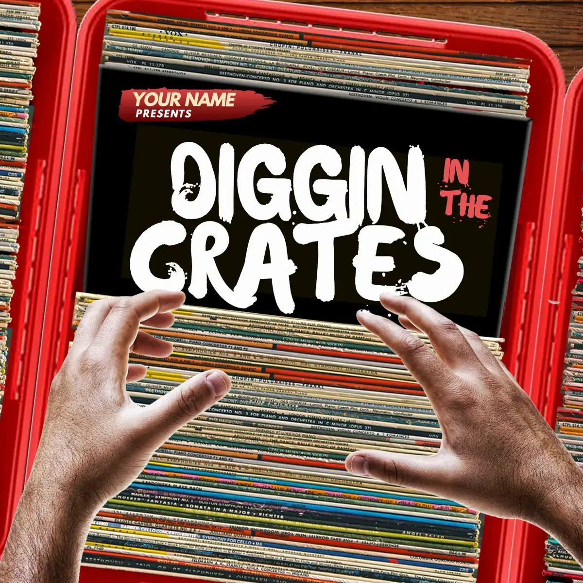 Mixtape Template Diggin in the Crates 4