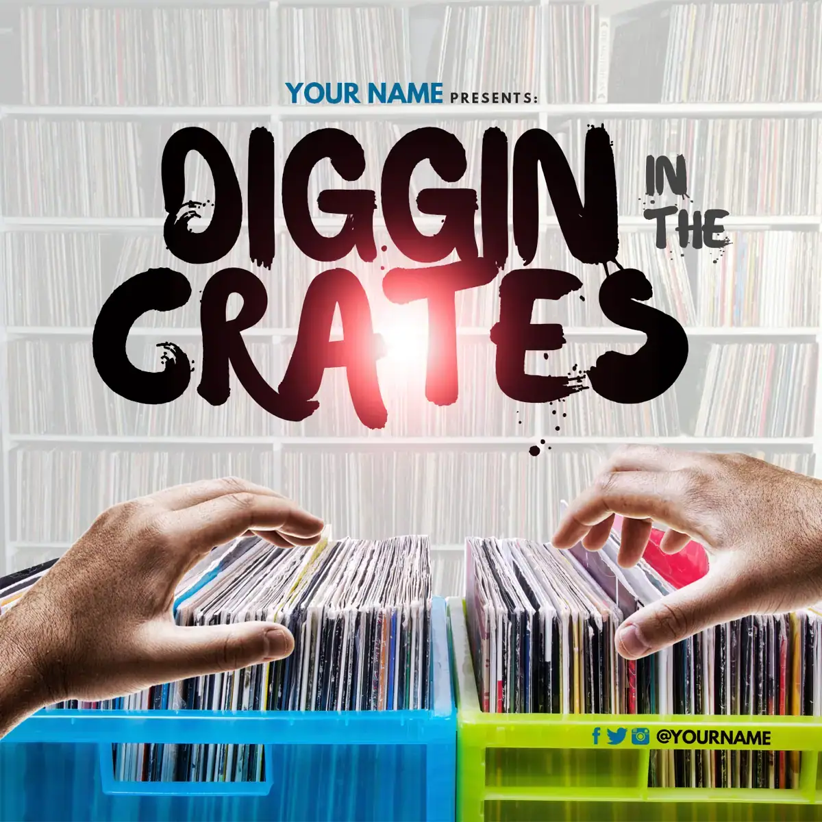 Mixtape Template Diggin in the Crates 5
